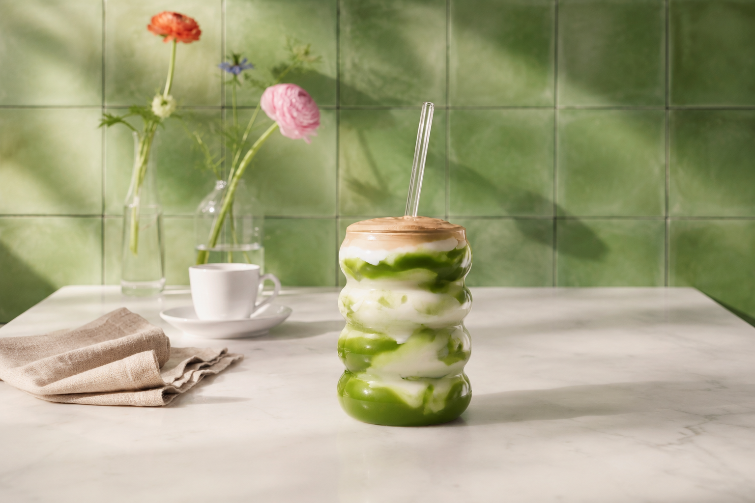 UK-Dirty matcha latte